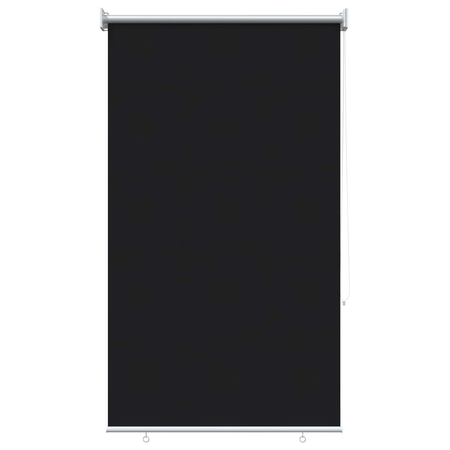 vidaXL Outdoor Roller Blind UV Protection Black 85 x 230 cm (W x H)