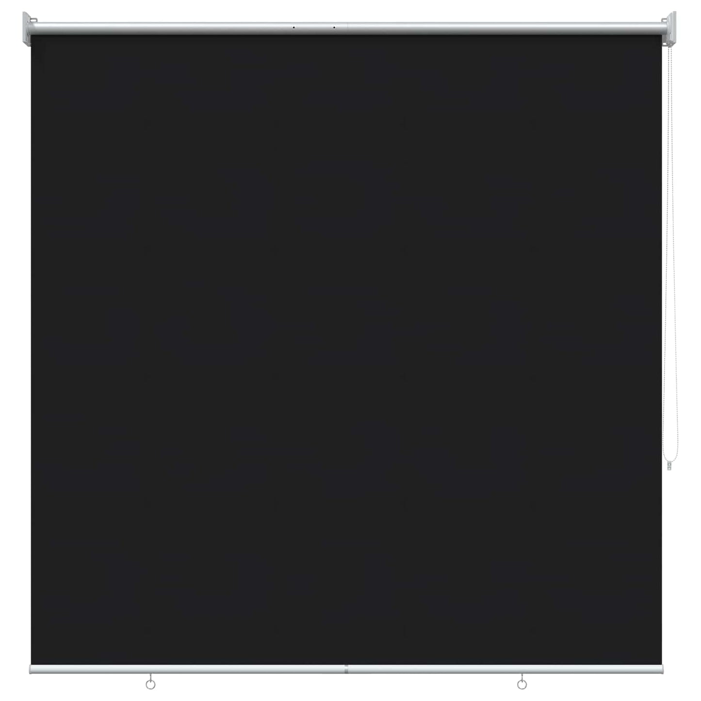 vidaXL Outdoor Roller Blind UV Protection Black 105 x 230 cm (W x H)
