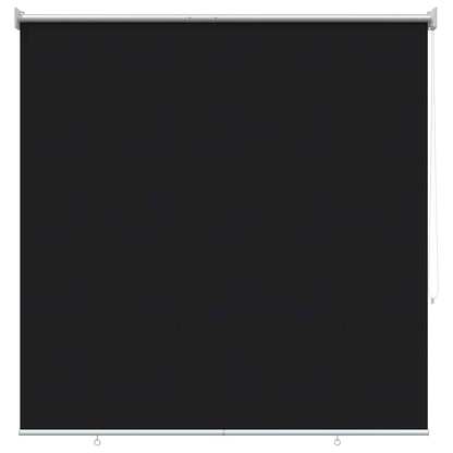 vidaXL Outdoor Roller Blind UV Protection Black 105 x 230 cm (W x H)