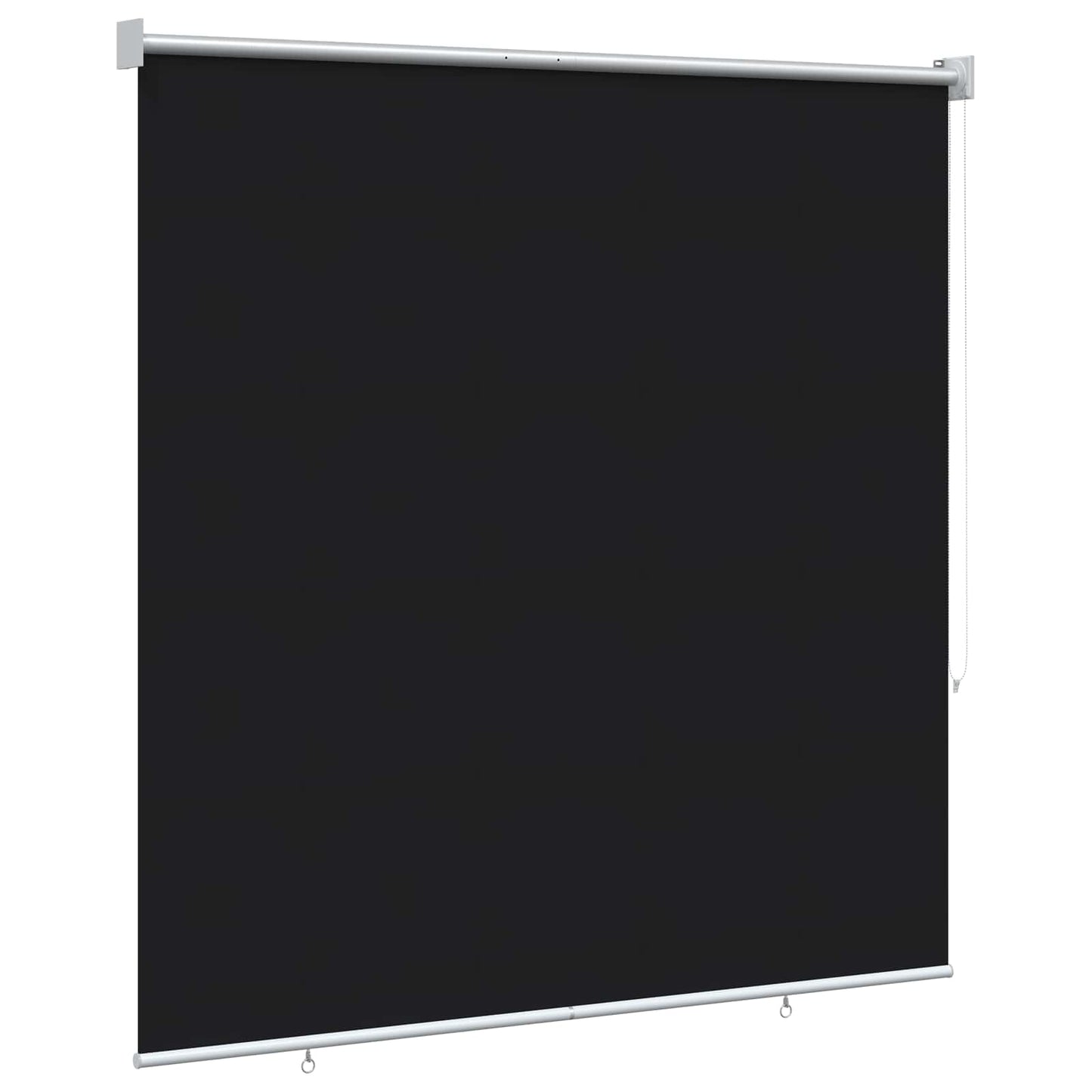 vidaXL Outdoor Roller Blind UV Protection Black 145 x 230 cm (W x H)