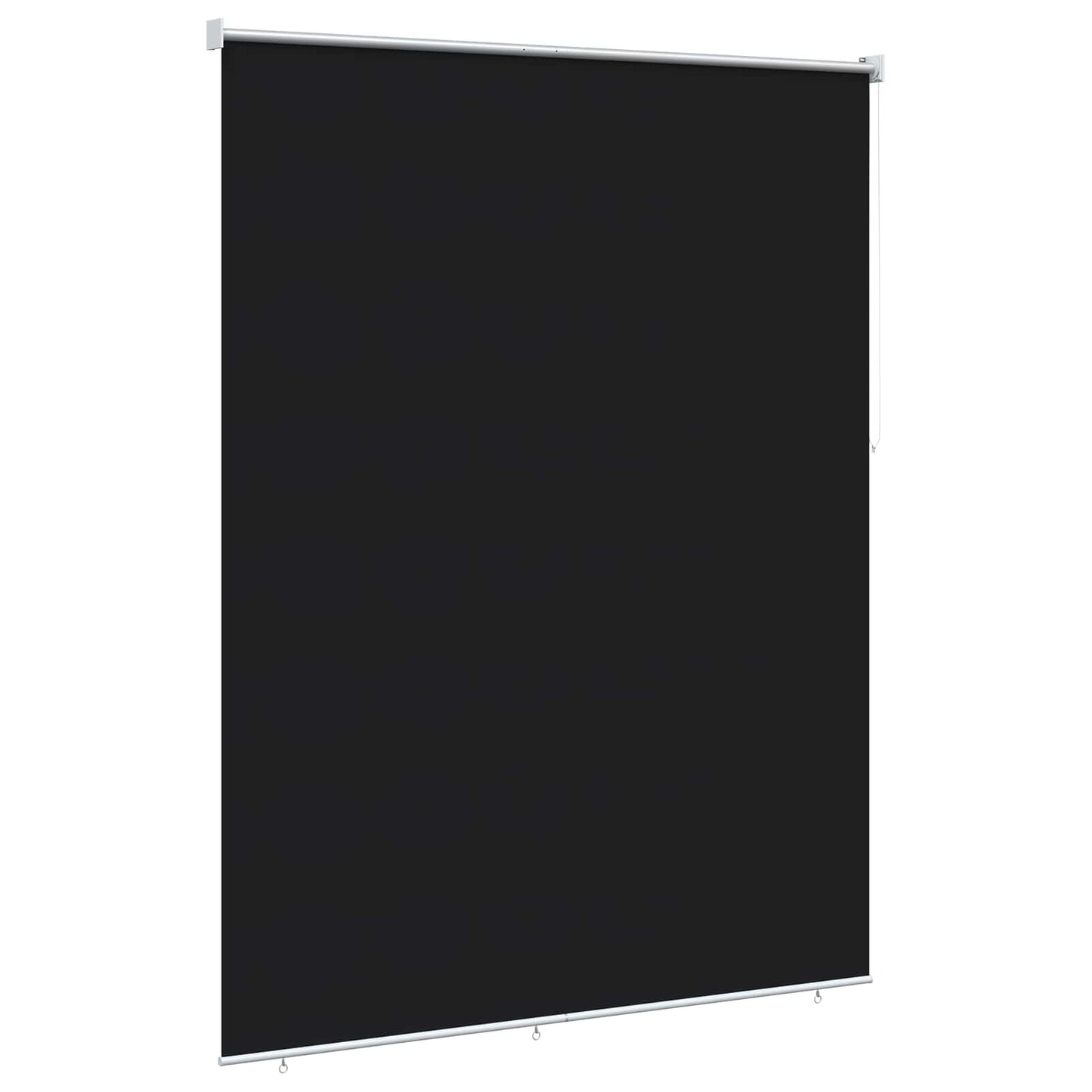 vidaXL Outdoor Roller Blind UV Protection Black 165 x 230 cm (W x H)