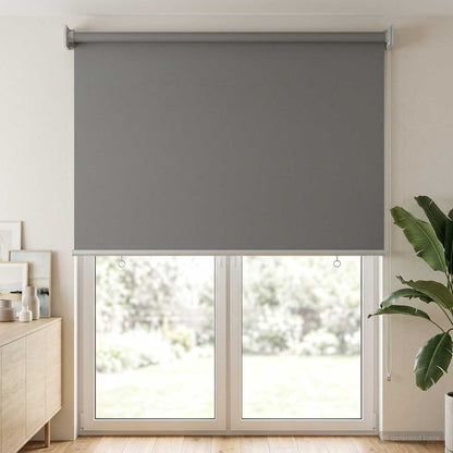 vidaXL Roller Blind UV Protection Light Grey 80 x 230 cm Polyester