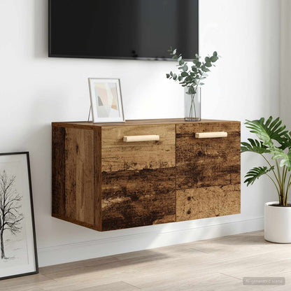 vidaXL Wall Cabinet Old wood 60 x 36.5 x 35 cm Engineered Wood