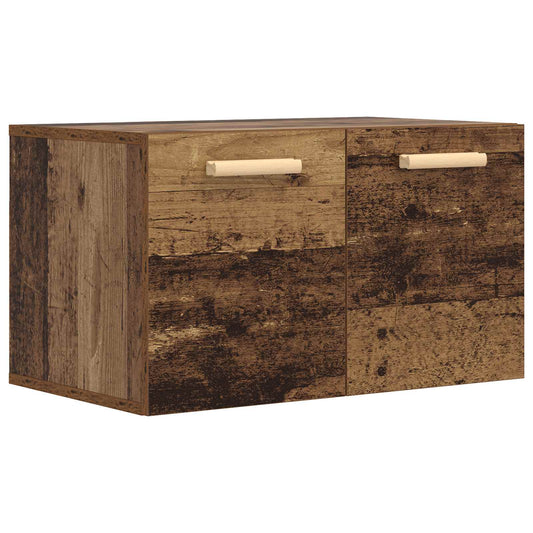 vidaXL Wall Cabinet Old wood 60 x 36.5 x 35 cm Engineered Wood