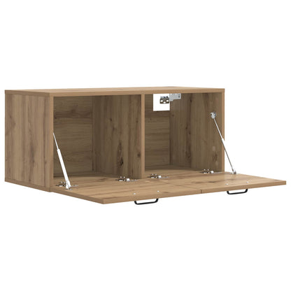 vidaXL Wall Cabinet Wall-Mounted Artisan oak 80 x 36.5 x 35 cm