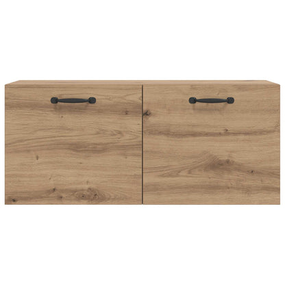 vidaXL Wall Cabinet Wall-Mounted Artisan oak 80 x 36.5 x 35 cm