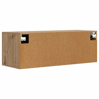 vidaXL Wall Cabinet 100 x 36.5 x 35 cm Engineered Wood Artisan oak
