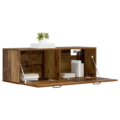 vidaXL Wall Cabinet Old wood 100 x 36.5 x 35 cm Engineered Wood