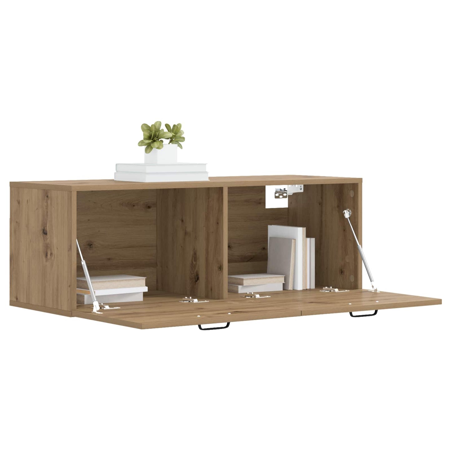 vidaXL Wall Cabinet 100 x 36.5 x 35 cm Engineered Wood Artisan oak