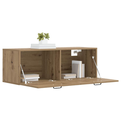 vidaXL Wall Cabinet 100 x 36.5 x 35 cm Engineered Wood Artisan oak