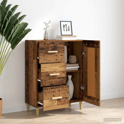 vidaXL Sideboard Old Wood 69.5 x 34 x 90 cm Engineered Wood