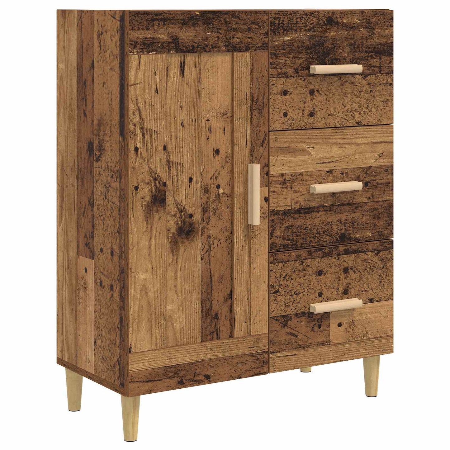 vidaXL Sideboard Old Wood 69.5 x 34 x 90 cm Engineered Wood