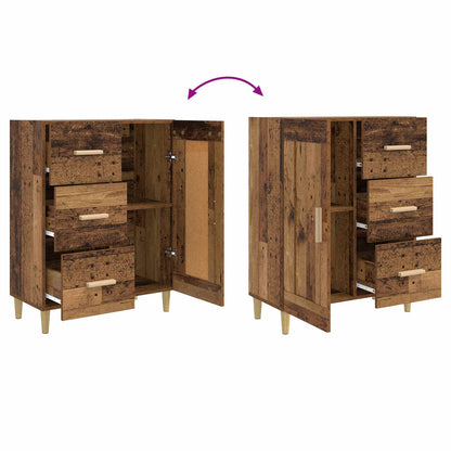 vidaXL Sideboard Old Wood 69.5 x 34 x 90 cm Engineered Wood