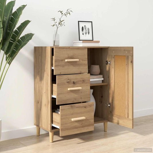vidaXL Sideboard Artisan Oak 69.5 x 34 x 90 cm Engineered Wood