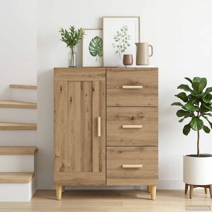 vidaXL Sideboard Artisan Oak 69.5 x 34 x 90 cm Engineered Wood