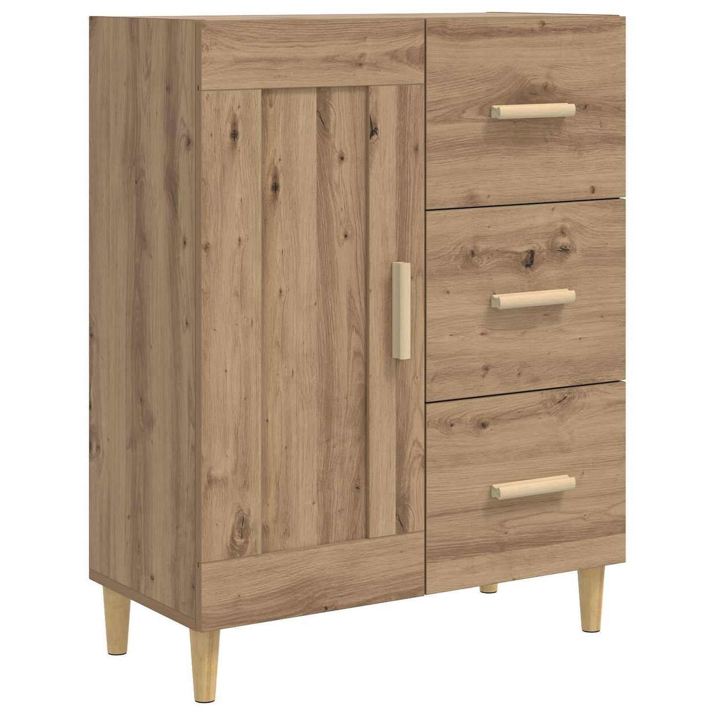vidaXL Sideboard Artisan Oak 69.5 x 34 x 90 cm Engineered Wood