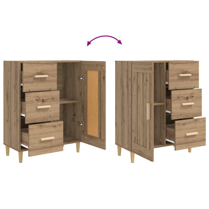 vidaXL Sideboard Artisan Oak 69.5 x 34 x 90 cm Engineered Wood