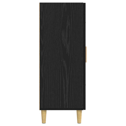 vidaXL Sideboard Black Oak 69.5 x 34 x 90 cm Engineered Wood