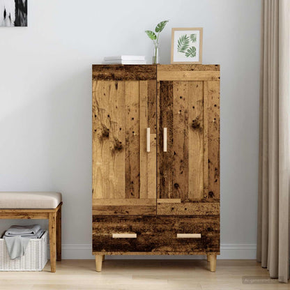 vidaXL Highboard Old Wood 70 x 31 x 115 cm Engineered Wood