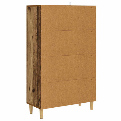 vidaXL Highboard Old Wood 70 x 31 x 115 cm Engineered Wood