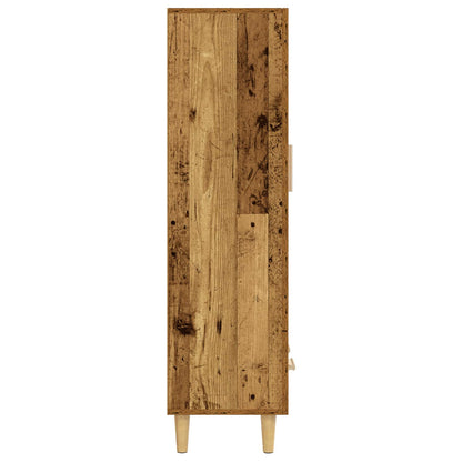 vidaXL Highboard Old Wood 70 x 31 x 115 cm Engineered Wood