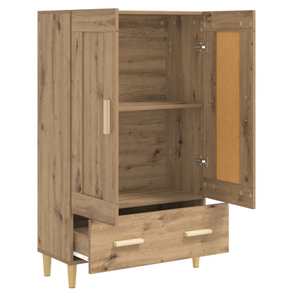 vidaXL Highboard Artisan Oak 70 x 31 x 115 cm Engineered Wood