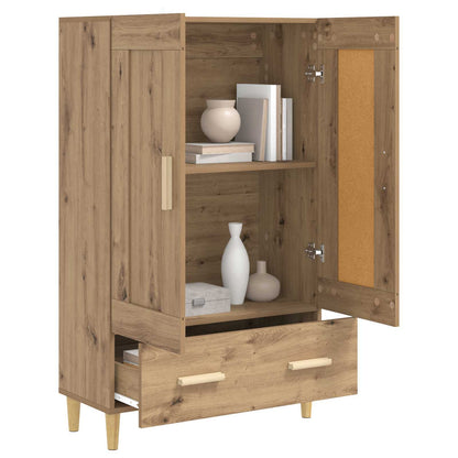 vidaXL Highboard Artisan Oak 70 x 31 x 115 cm Engineered Wood