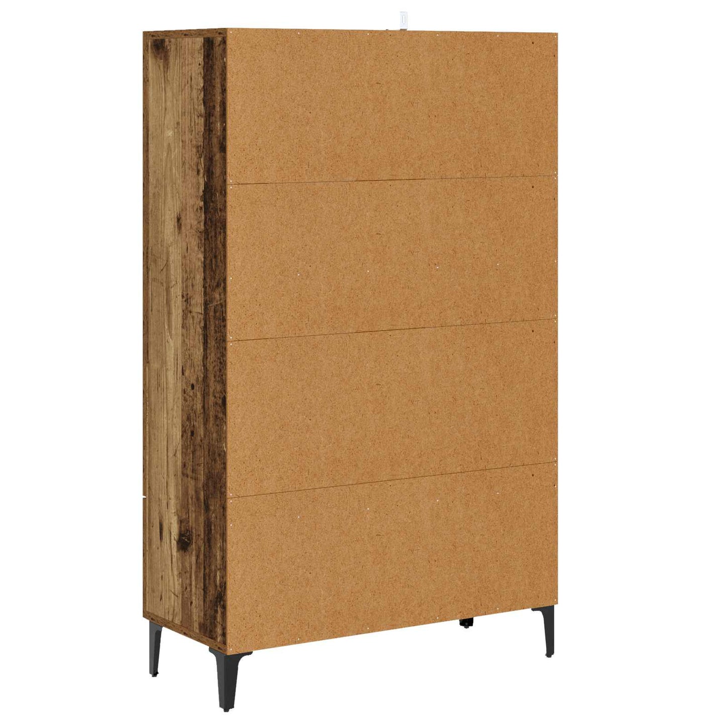 vidaXL Highboard Old Wood 70 x 31 x 115 cm Engineered Wood