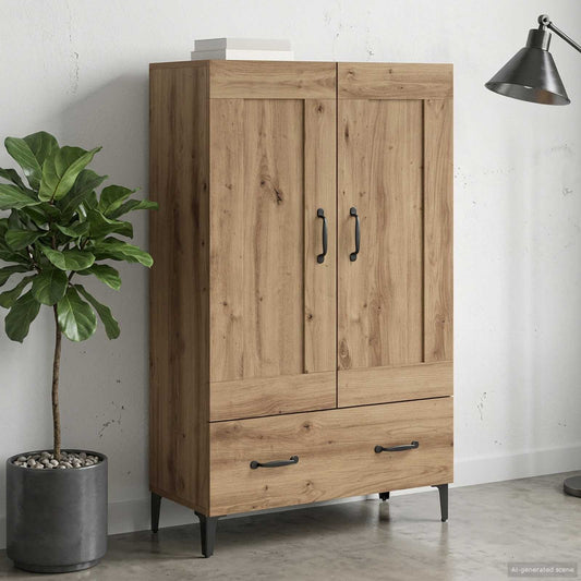 vidaXL Highboard Artisan Oak 70 x 31 x 115 cm Engineered Wood