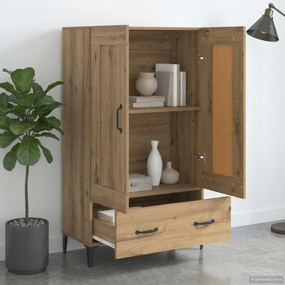 vidaXL Highboard Artisan Oak 70 x 31 x 115 cm Engineered Wood