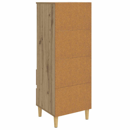 vidaXL Highboard Artisan Oak 40 x 36 x 110 cm Engineered Wood