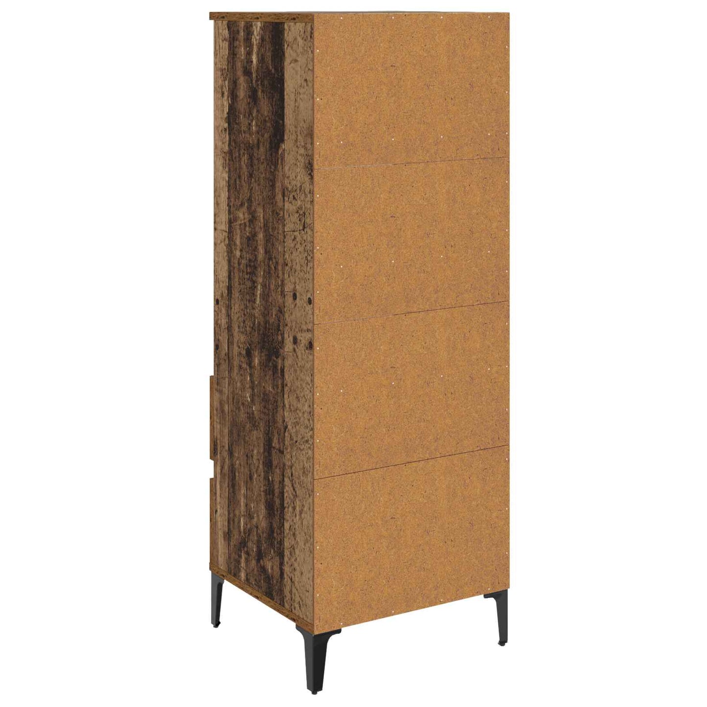 vidaXL Highboard Old Wood 40 x 36 x 110 cm Engineered Wood