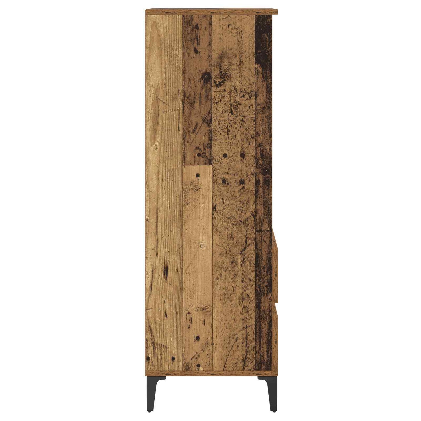 vidaXL Highboard Old Wood 40 x 36 x 110 cm Engineered Wood