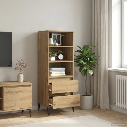 vidaXL Highboard Artisan Oak 40 x 36 x 110 cm Engineered Wood