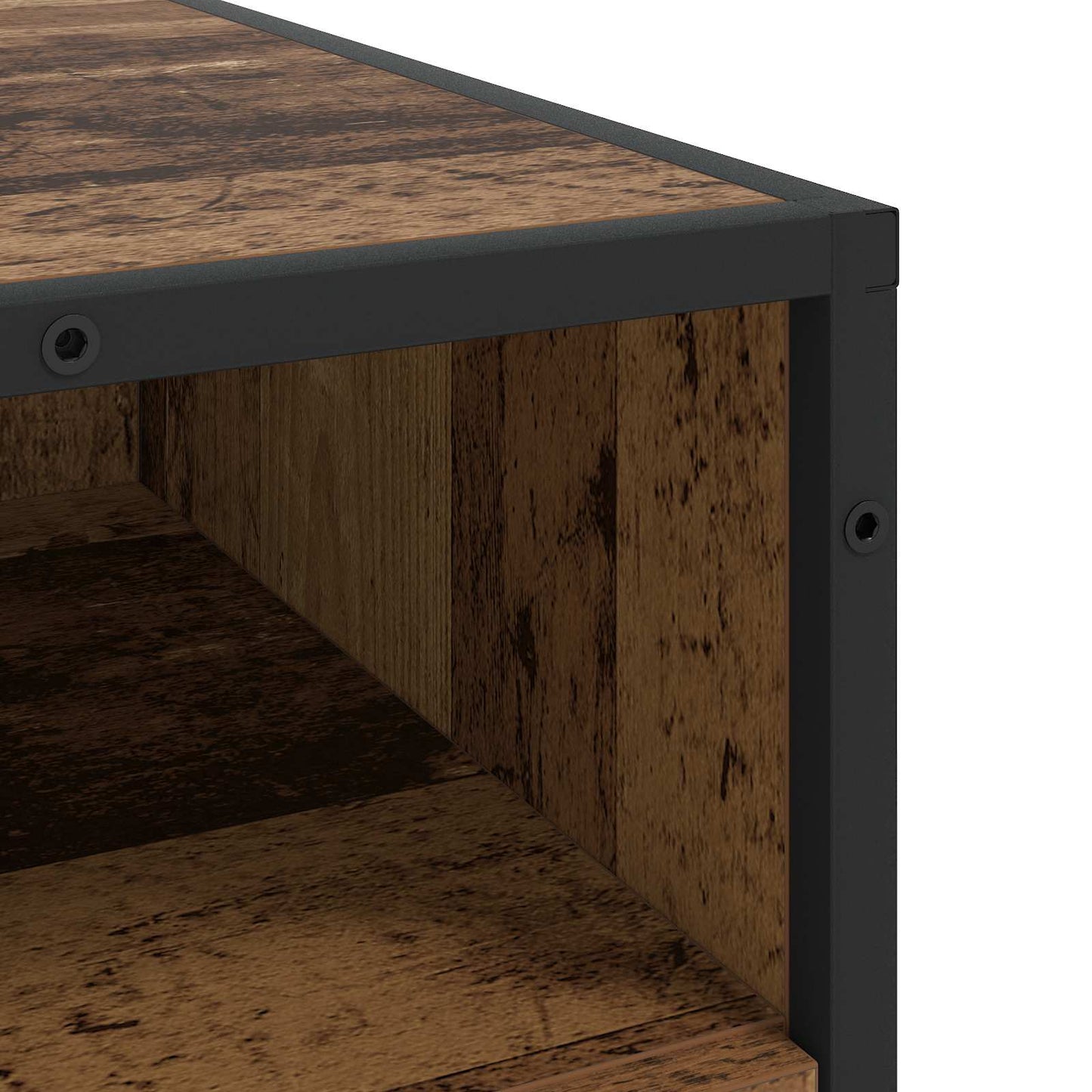 vidaXL Drawer Cabinet 3-Drawer Old wood 70 x 41 x 70 cm