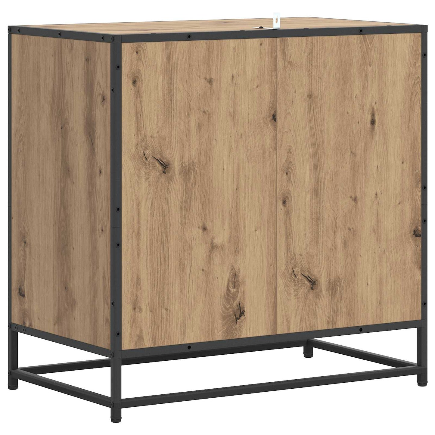 vidaXL Drawer Cabinet 3-Drawer Artisan oak 70 x 41 x 70 cm