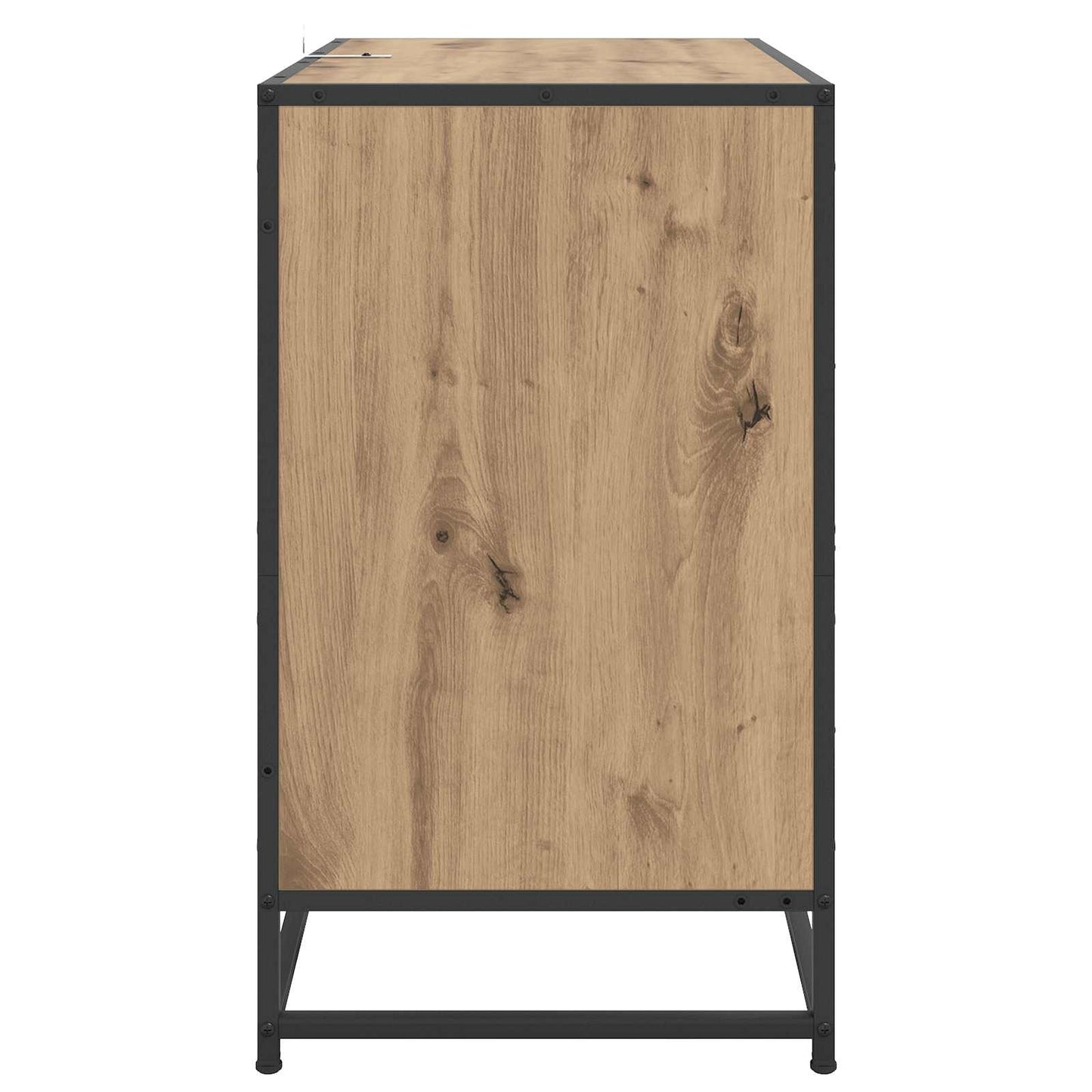 vidaXL Drawer Cabinet 3-Drawer Artisan oak 70 x 41 x 70 cm
