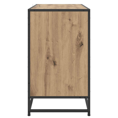 vidaXL Drawer Cabinet 3-Drawer Artisan oak 70 x 41 x 70 cm
