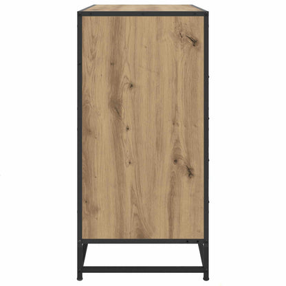 vidaXL Drawer Cabinet 4-Drawer Artisan oak 70 x 41 x 83.5 cm