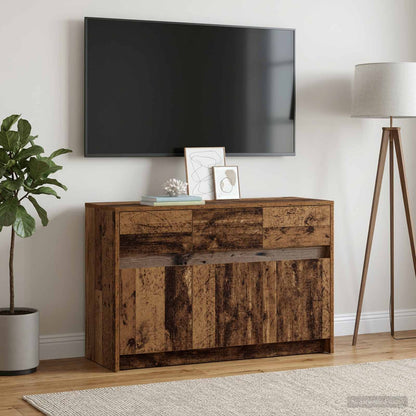 vidaXL TV Cabinet 91 x 34 x 61 cm Old Wood Engineered Wood