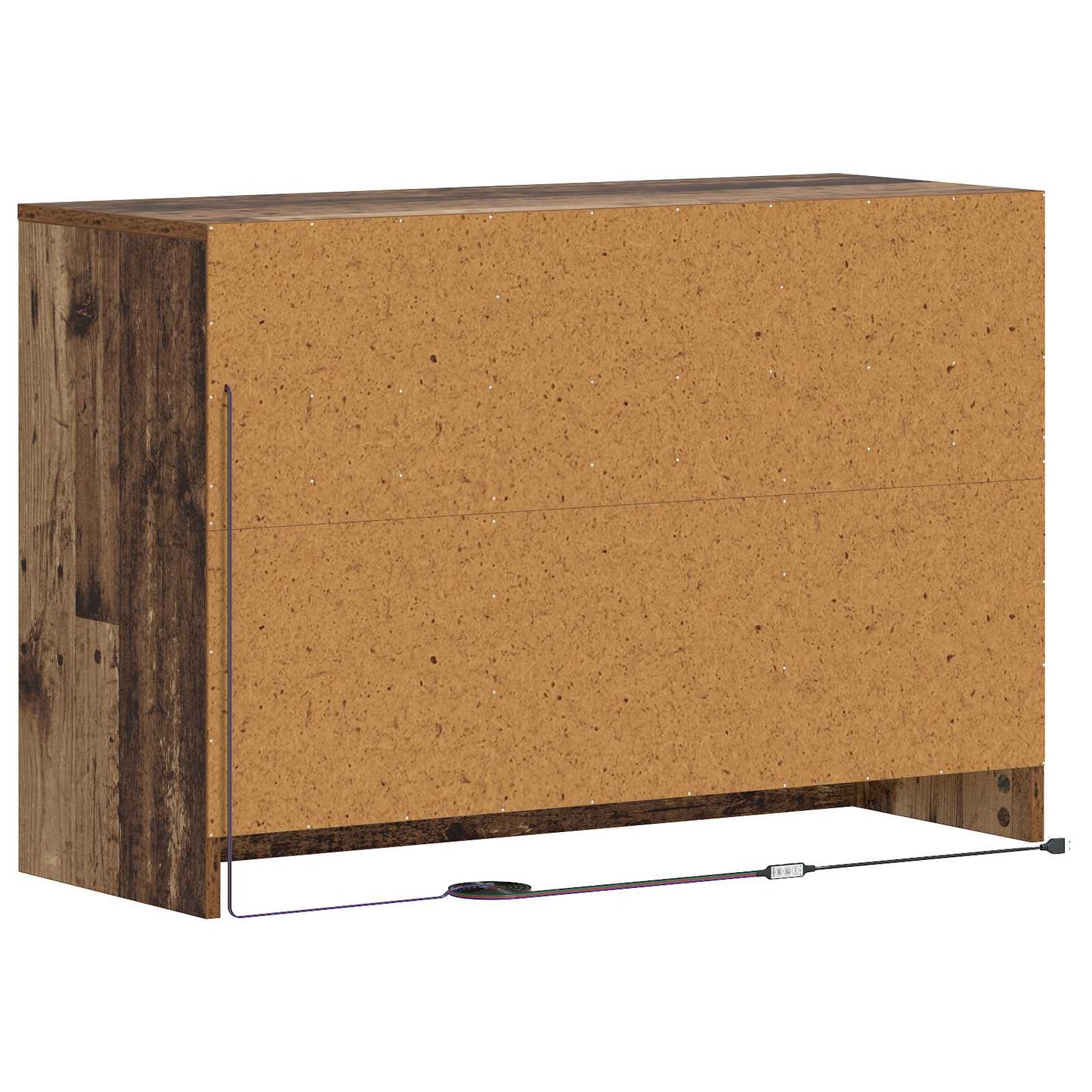vidaXL TV Cabinet 91 x 34 x 61 cm Old Wood Engineered Wood