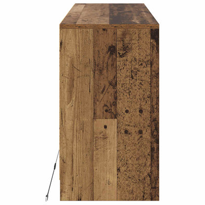 vidaXL TV Cabinet 91 x 34 x 61 cm Old Wood Engineered Wood