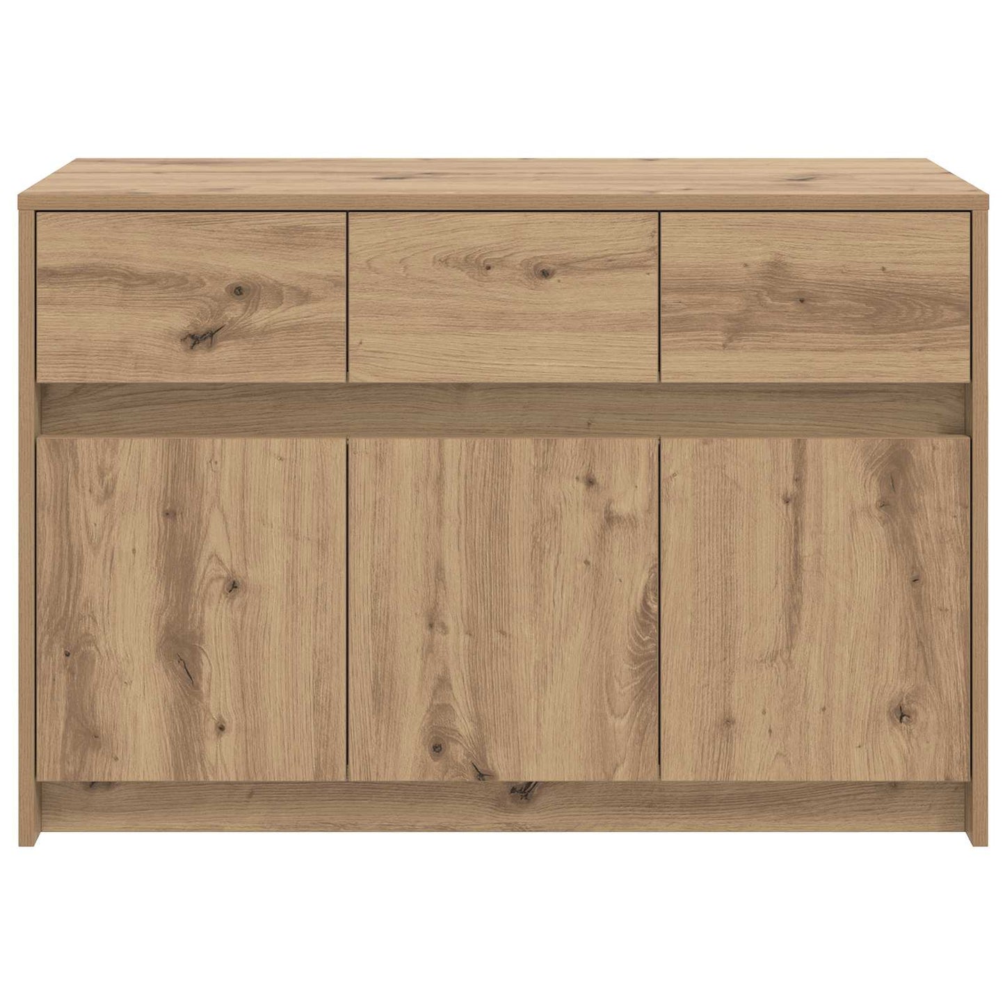 vidaXL TV Cabinet 91 x 34 x 61 cm Artisan Oak Engineered Wood