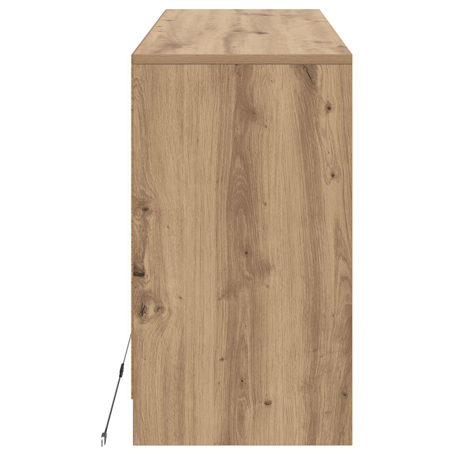 vidaXL TV Cabinet 91 x 34 x 61 cm Artisan Oak Engineered Wood