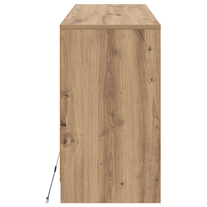 vidaXL TV Cabinet 91 x 34 x 61 cm Artisan Oak Engineered Wood