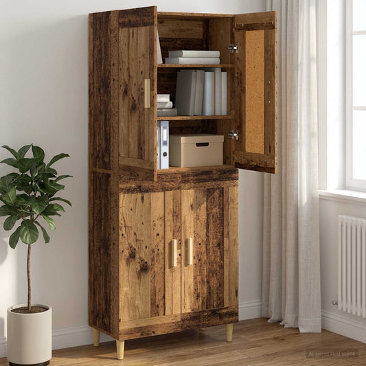 vidaXL Sideboard Old Wood 69.5 x 34 x 90 cm Engineered Wood