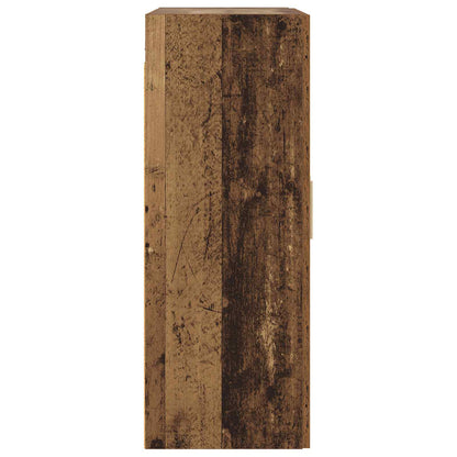 vidaXL Wall Cabinet Wall-Mounted Old wood 69.5 x 34 x 90 cm