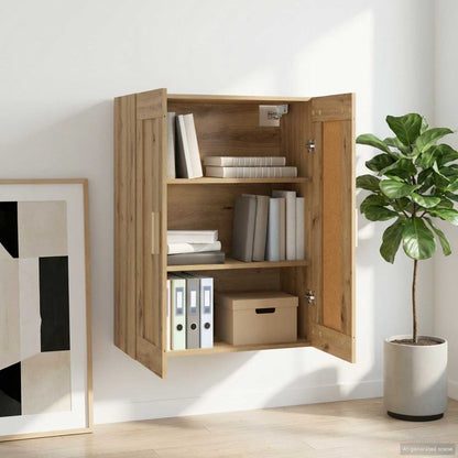 vidaXL Wall Cabinet Wall-Mounted Artisan oak 69.5 x 34 x 90 cm
