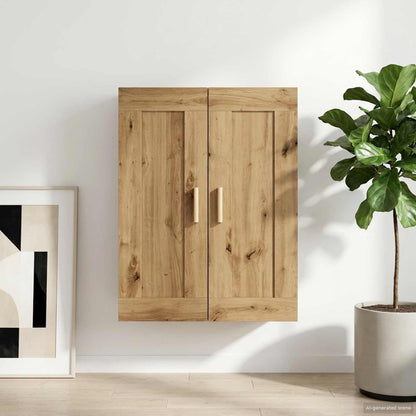 vidaXL Wall Cabinet Wall-Mounted Artisan oak 69.5 x 34 x 90 cm