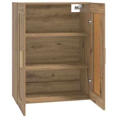 vidaXL Wall Cabinet Wall-Mounted Artisan oak 69.5 x 34 x 90 cm